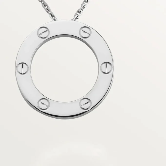 Love-Halskette – Weißgold – Cartier