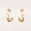 Love Hoop Ohrringe – Gelbgold, kleines Modell | Cartier US