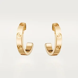 Love Hoop Ohrringe – Gelbgold, kleines Modell | Cartier US