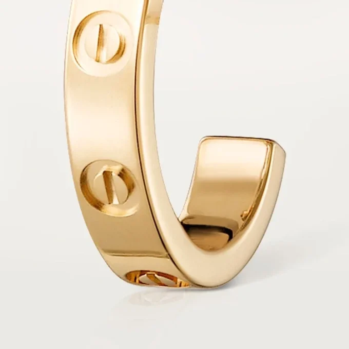 Love Hoop Ohrringe – Gelbgold, kleines Modell | Cartier US