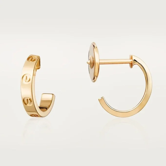 Love Hoop Ohrringe – Gelbgold, kleines Modell | Cartier US