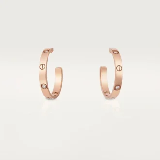 Love-Ohrringe – Roségold, Diamant – Cartier
