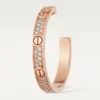 Love-Ohrringe – Roségold, Diamant – Cartier
