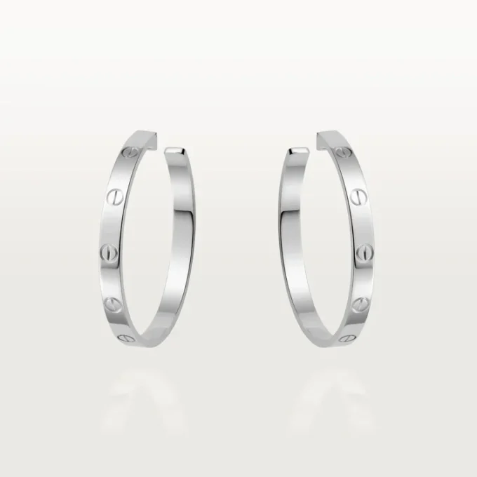 Love-Ohrringe – Weißgold – Cartier