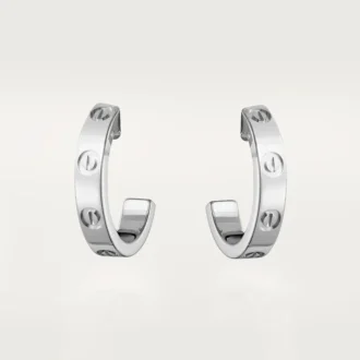 Love-Ohrringe – Weißgold – Cartier