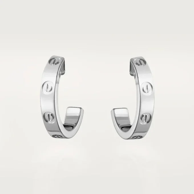 Love-Ohrringe – Weißgold – Cartier