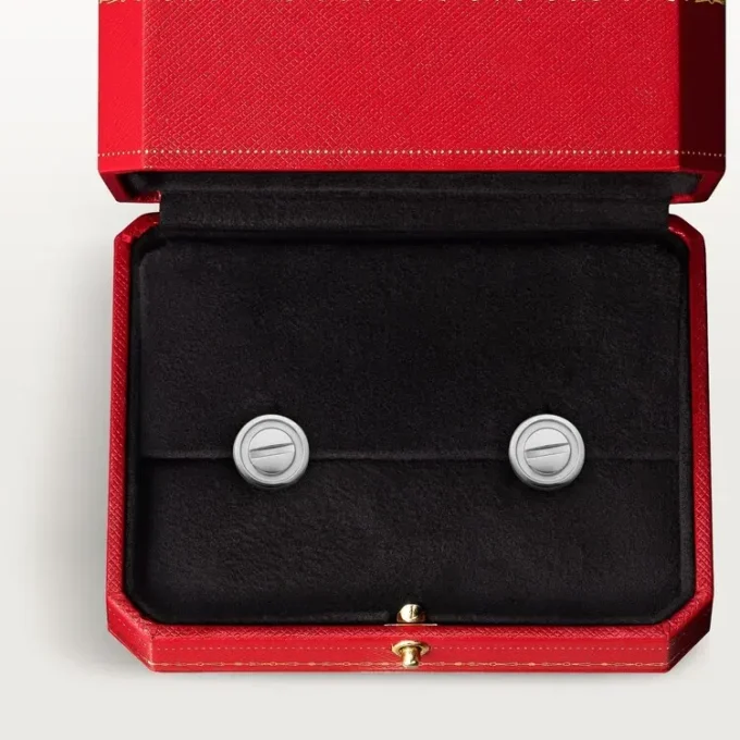 Love-Ohrringe – Weißgold – Cartier