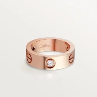 love ring 3 diamanten rosgold diamanten cartier 1 330x330 - Love Ring, 3 Diamanten &ndash; Ros&eacute;gold, Diamanten &ndash; Cartier