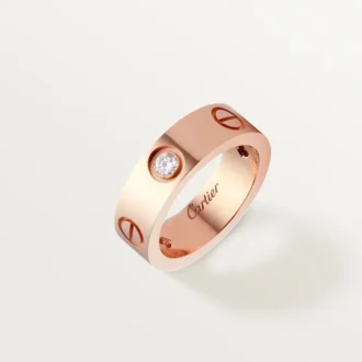 love ring 3 diamanten rosgold diamanten cartier 2 330x330 - Love Ring, 3 Diamanten &ndash; Ros&eacute;gold, Diamanten &ndash; Cartier