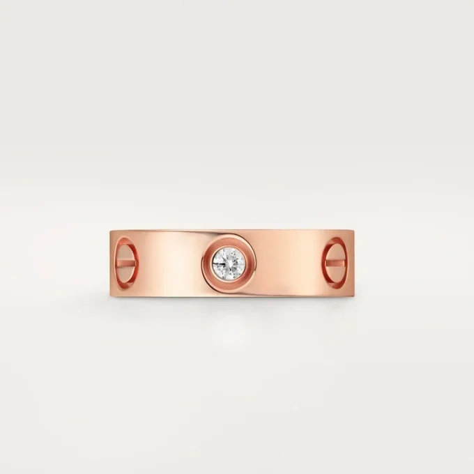 Love Ring, 3 Diamanten – Roségold, Diamanten – Cartier