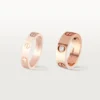 Love Ring, 3 Diamanten – Roségold, Diamanten – Cartier