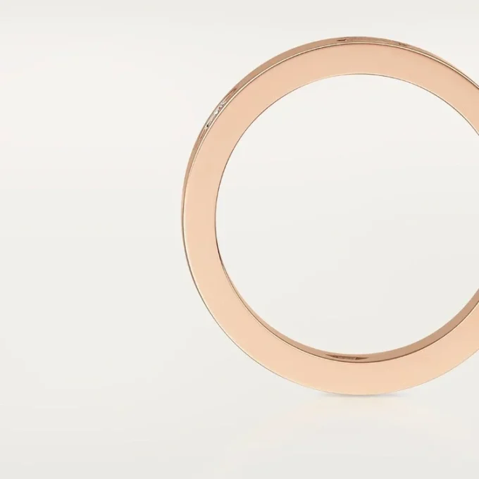 Love Ring, 3 Diamanten – Roségold, Diamanten – Cartier