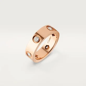 love ring rosgold diamanten cartier 2 330x330 - Love Ring &ndash; Ros&eacute;gold, Diamanten &ndash; Cartier