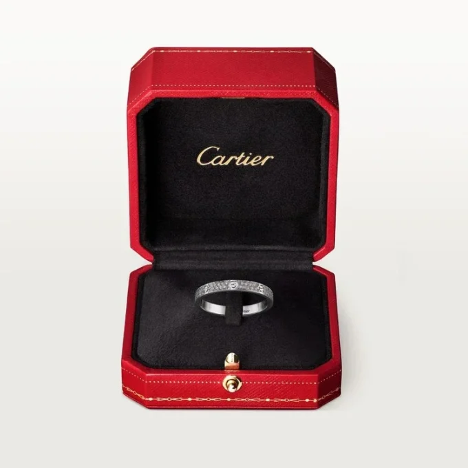 Love Ring, Sm – Weißgold, Diamanten – Cartier