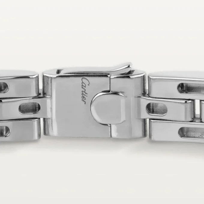 Maillon Panthere Armband, dreireihig, pavé-besetzt