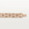 Maillon Panthere Armband, dreireihig, pavé-besetzt