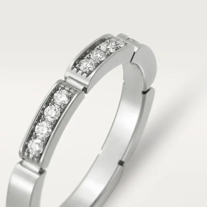 Maillon Panthere Ehering – Weißgold, Diamanten – Cartier