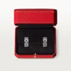 Maillon Panthere Ohrringe, 3 Reihen mit Diamantpavé – Weißgold, Diamanten – Cartier