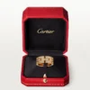 Maillon Panthere Ring, 3 Reihen mit halbem Diamantpavé – Roségold, Diamanten – Cartier