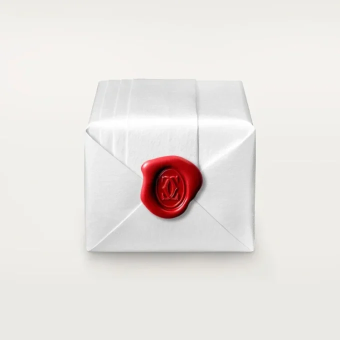 Maillon Panthere Ring, 3 Reihen mit halbem Diamantpavé – Roségold, Diamanten – Cartier