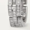 Maillon Panthere Ring, dreireihig, pavé