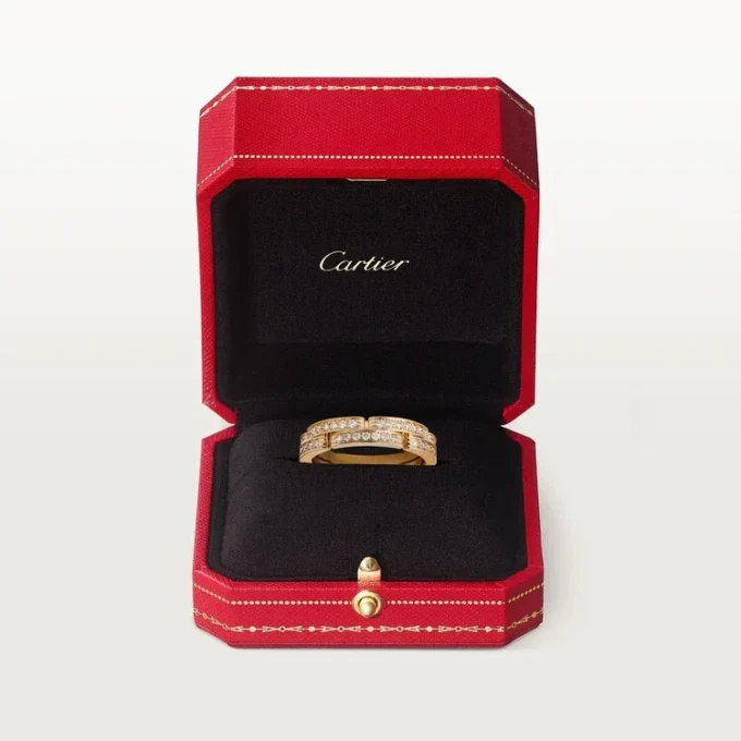 Maillon Panthere Ring – Gelbgold, Diamanten – Cartier