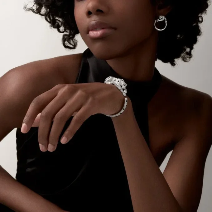 Panthere de Cartier Armband, mit Pavé-Besatz