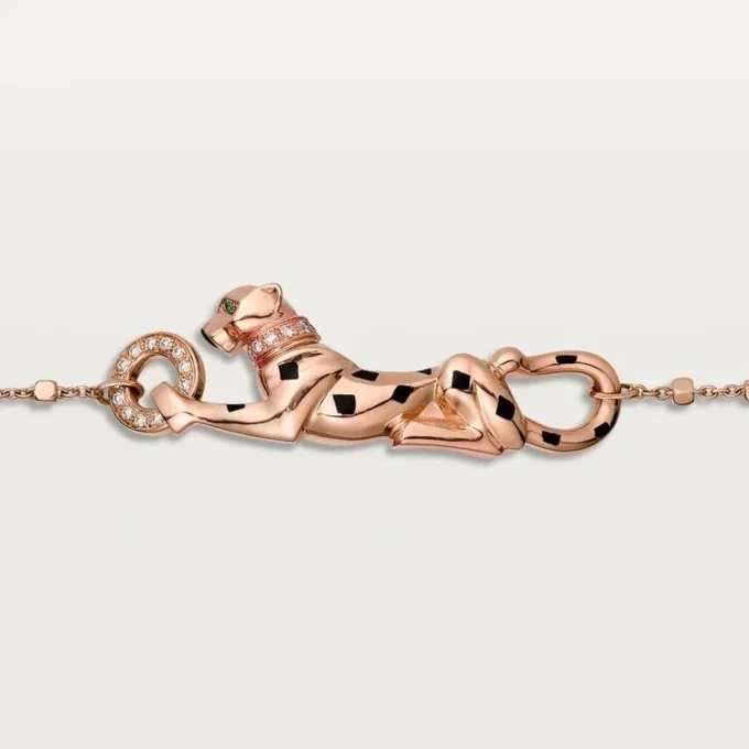 Panthere De Cartier Armband – Roségold, Tsavorit-Granate, Diamanten – Cartier