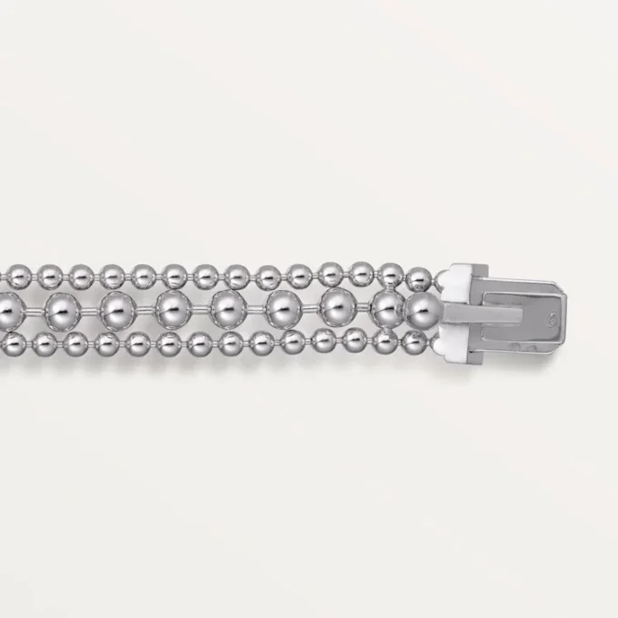 Panthere De Cartier Armband, an Kette, halb gepavé