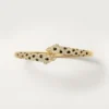 Panthere de Cartier Armband, kleines Modell, halb mit Diamanten besetzt