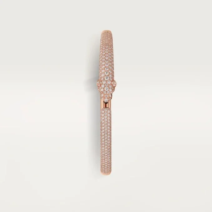 Panthere De Cartier Armband, kleines Modell, mit Pavé-Fassung