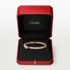 Panthere De Cartier Armband, kleines Modell, mit Pavé-Fassung