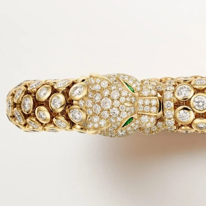 Panthere de Cartier Armband, mit Pavé-Besatz