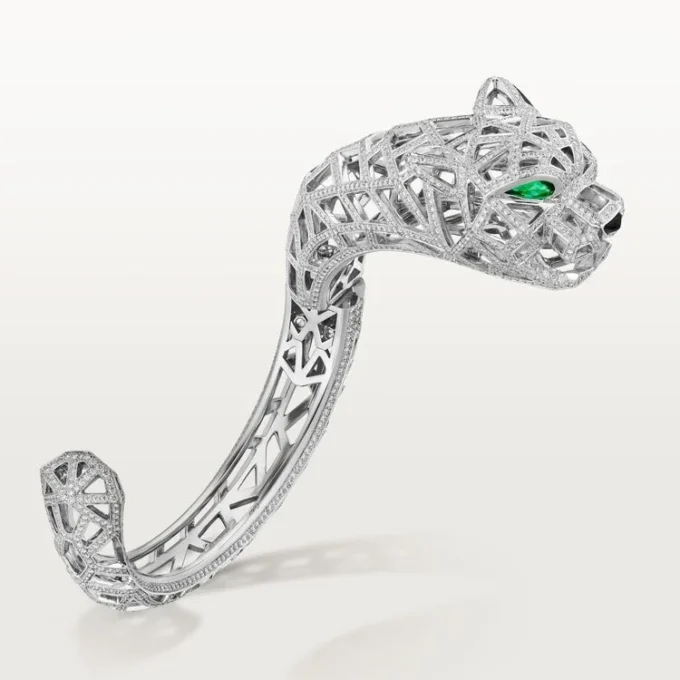 Panthere de Cartier Armband, mit Pavé-Besatz