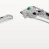 Panthere de Cartier Armband, mittleres Modell, pavé-besetzt