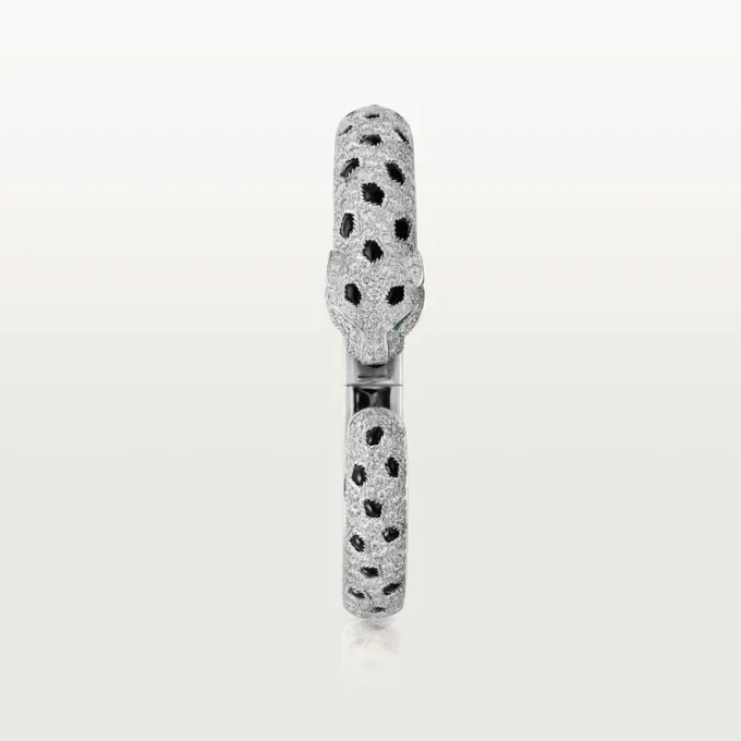 Panthere de Cartier Armband, mittleres Modell, pavé-besetzt