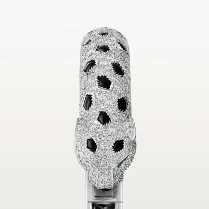 Panthere de Cartier Armband, mittleres Modell, pavé-besetzt