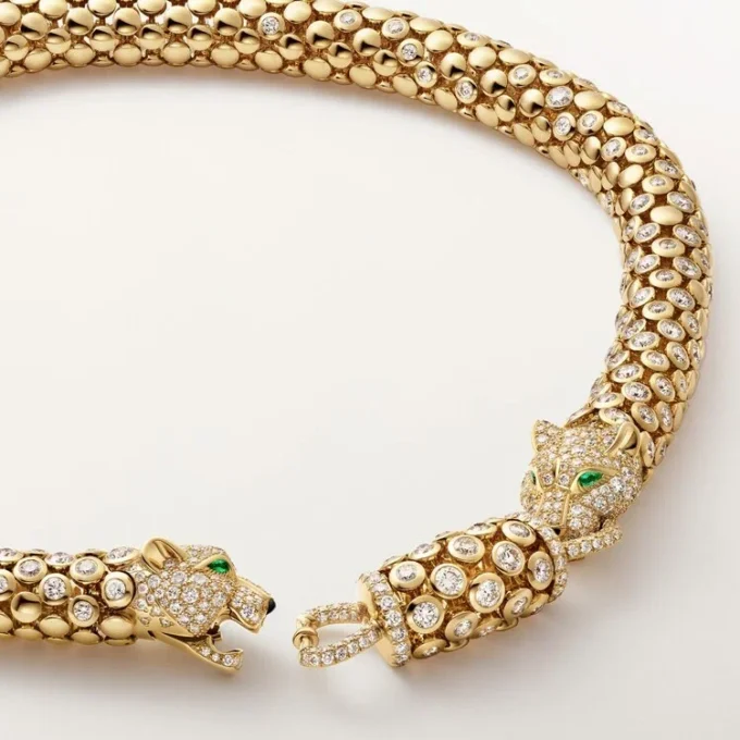 Panthere de Cartier Halskette, pavé