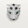 Panthere De Cartier Ohrringe, pavé-gefasst