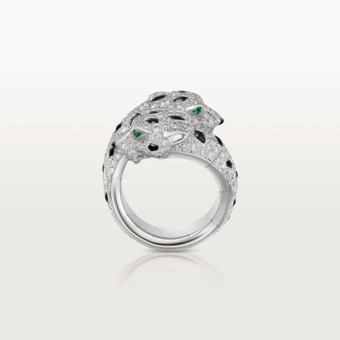 Panthere De Cartier Ring, beweglich, mit Pavé-Fassung