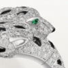 Panthere De Cartier Ring, beweglich, mit Pavé-Fassung