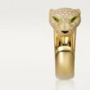 Panthere De Cartier Ring – Gelbgold, Diamanten, Smaragde, Onyx – Cartier