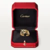 Panthere De Cartier Ring – Gelbgold, Lack, Diamanten, Tsavorit-Granat – Cartier