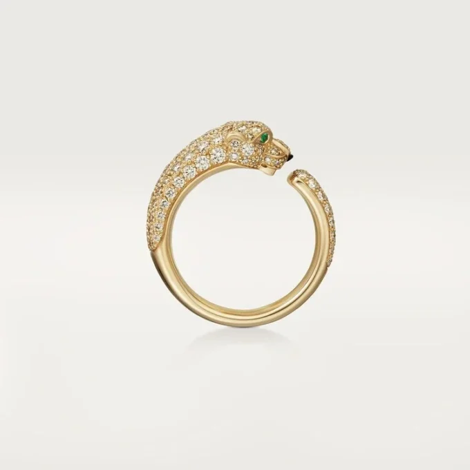 Panthere De Cartier Ring – Gelbgold, Smaragde, Onyx, Diamanten – Cartier