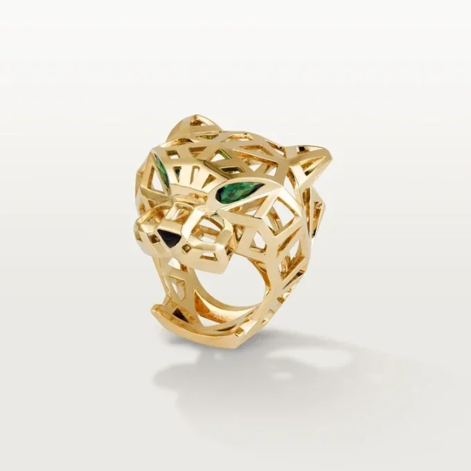 Panthere De Cartier Ring – Gelbgold, Tsavorit-Granate, Onyx – Cartier