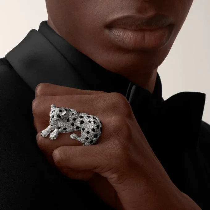 Panthere De Cartier Ring, pavé