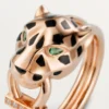 Panthere De Cartier Ring – Roségold, Tsavorit-Granate, Onyx, schwarzer Lack, Diamanten – Cartier