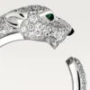 Panthere De Cartier Ring – Weißgold, Diamanten, Smaragde, Onyx – Cartier