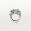 Panthere De Cartier Ring – Weißgold, Onyx, Smaragde, Diamanten – Cartier
