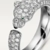 Panthere De Cartier Ring – Weißgold, Smaragde, Onyx, Diamanten – Cartier